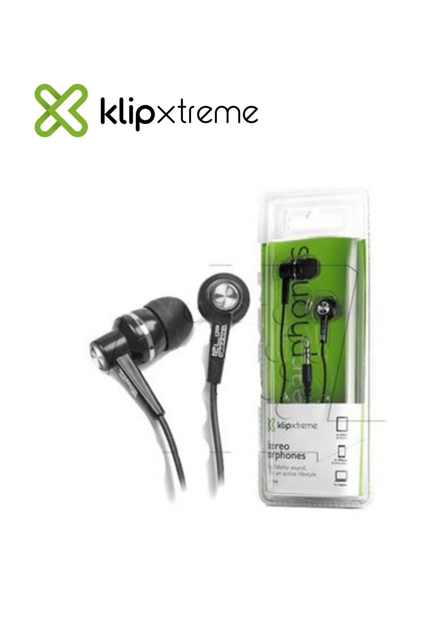 18843.jpg AUDIFONO KLIP XTREME KSE-105BK - Imagen 1