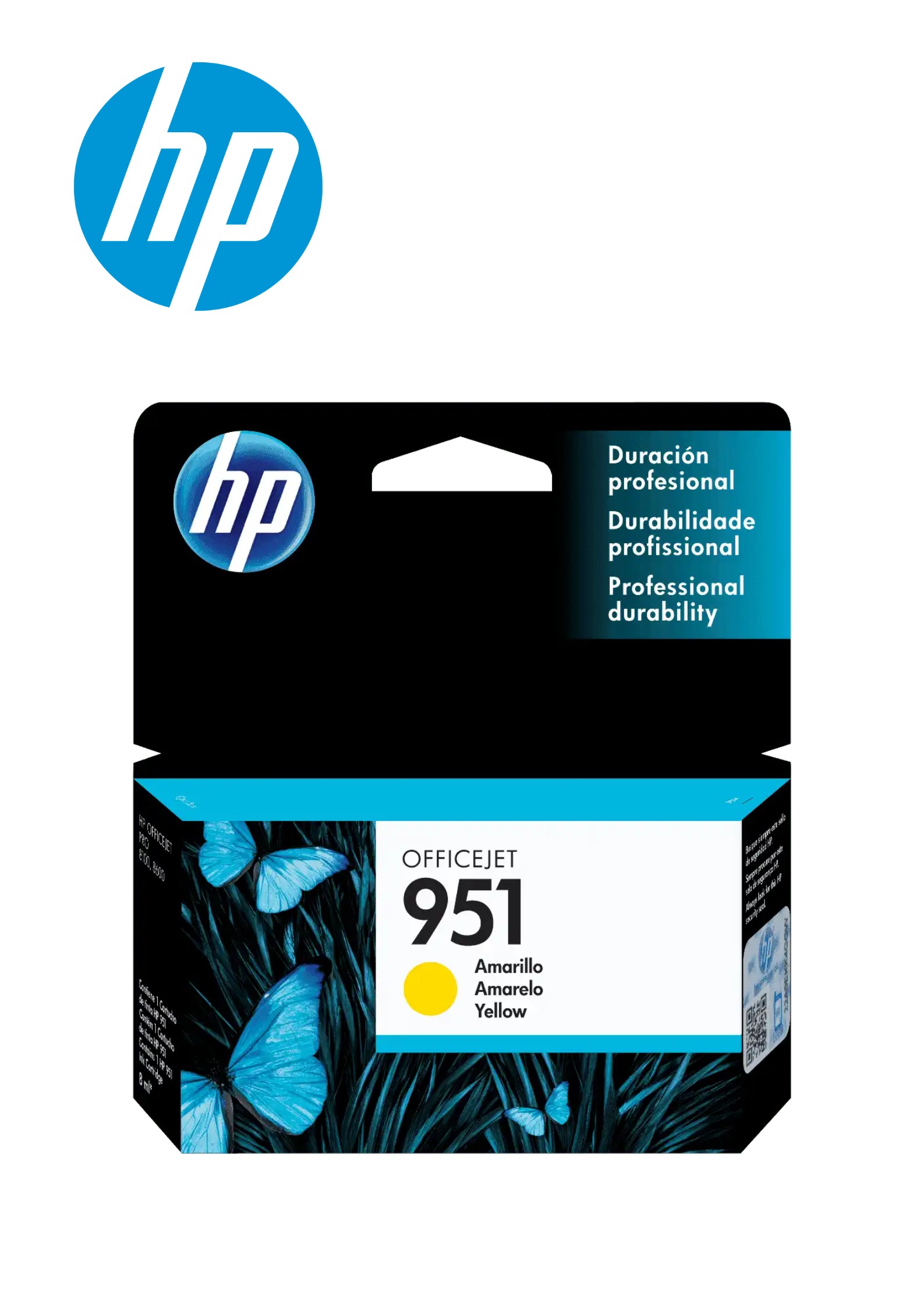19381.jpg CARTUCHO TINTA HP 951 YELLOW (CN052AL) 8ML - Imagen 1