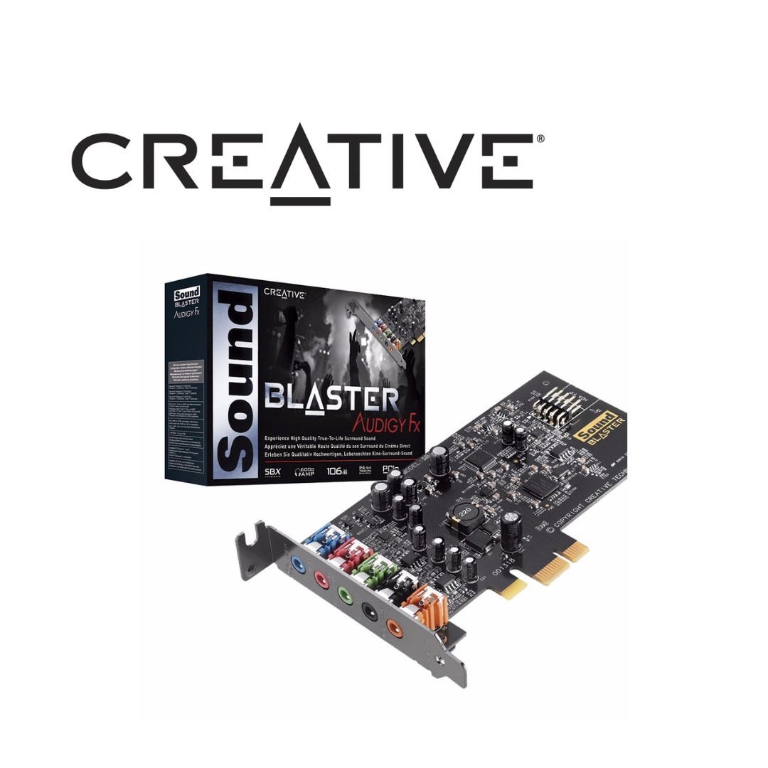 19621.jpg TARJETA SONIDO CREATIVE BLASTER PCIE AUDIGY FX 5.1 -SB1570 - Imagen 1