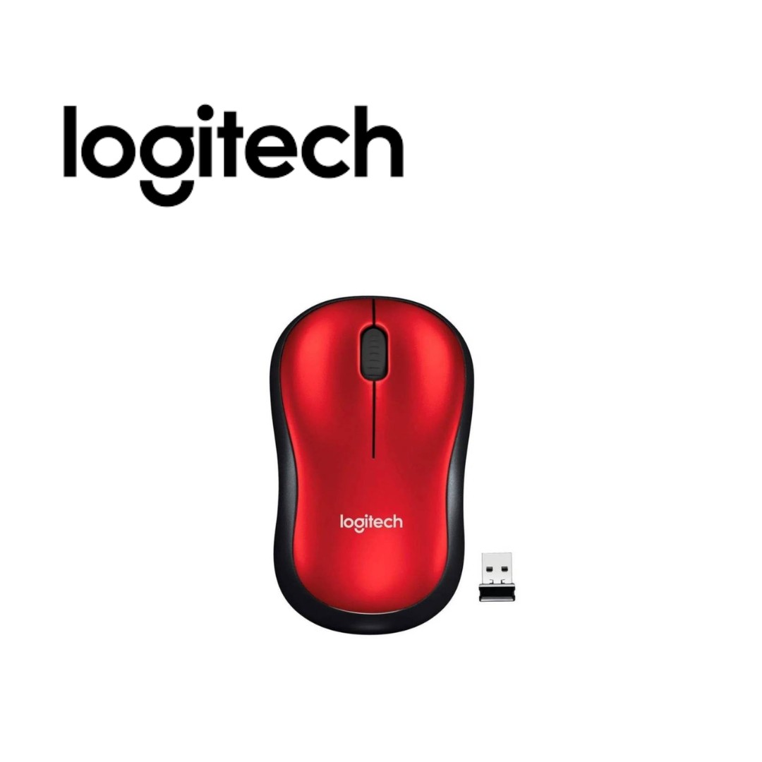 20244.jpg MOUSE INALÁMBRICO LOGITECH M185 RED (910-003635) - Imagen 1