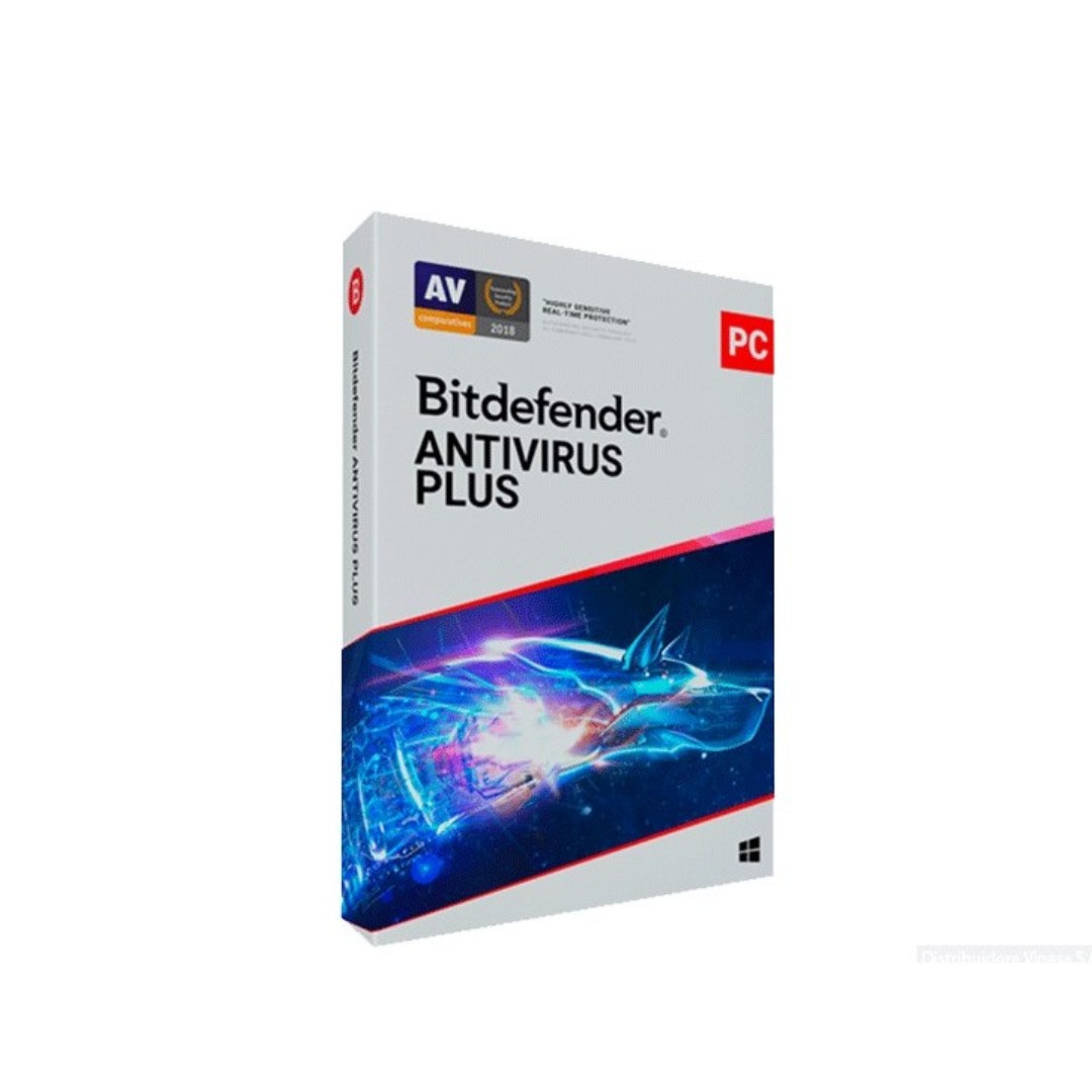 20387.jpg ANTIVIRUS BITDEFENDER PLUS 3PC (B11010051) - Imagen 1
