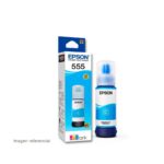 BOTELLA DE TINTA EPSON 555 CYAN (T555220)