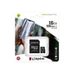 MEMORIA MICROSD KINGSTON 16GB CLASS10 (SDCS/16GB)