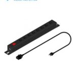 PDU PARA RACK 1U - 08 TOMAS NE